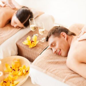 "LUXURIOUS BATH RITUAL FOR TWO" massage with sparkling wine and snack 70 MIN